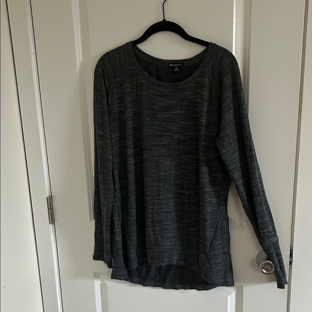 Champion Elite Dark Gray Long Sleeve Top